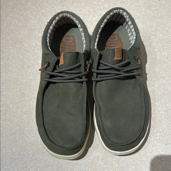 Hey Dude | Shoes | Hey Dude Green Slipon Loafers | Poshmark display picture 1